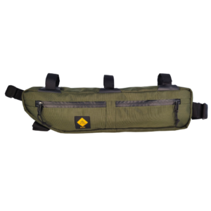 on the road bags bike packing bicycle bags gravel canada usa frame bag olive