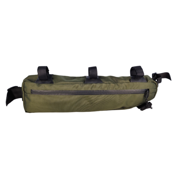 on the road bags bike packing bicycle bags gravel canada usa frame bag olive back